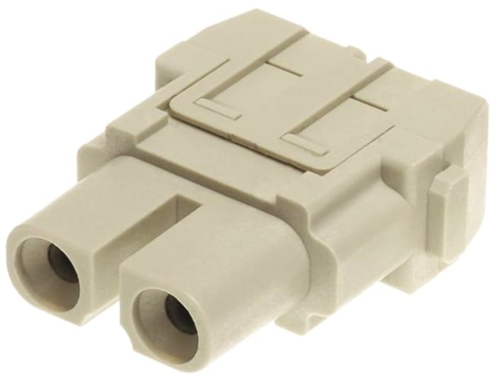Harting Heavy Duty Power Connector Module, 40A, Female, Han-Modular Series, 2 Contacts