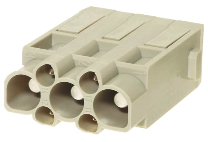 HARTING Heavy Duty Power Connector Module, 40A, Male, Han-Modular Series, 3 Contacts