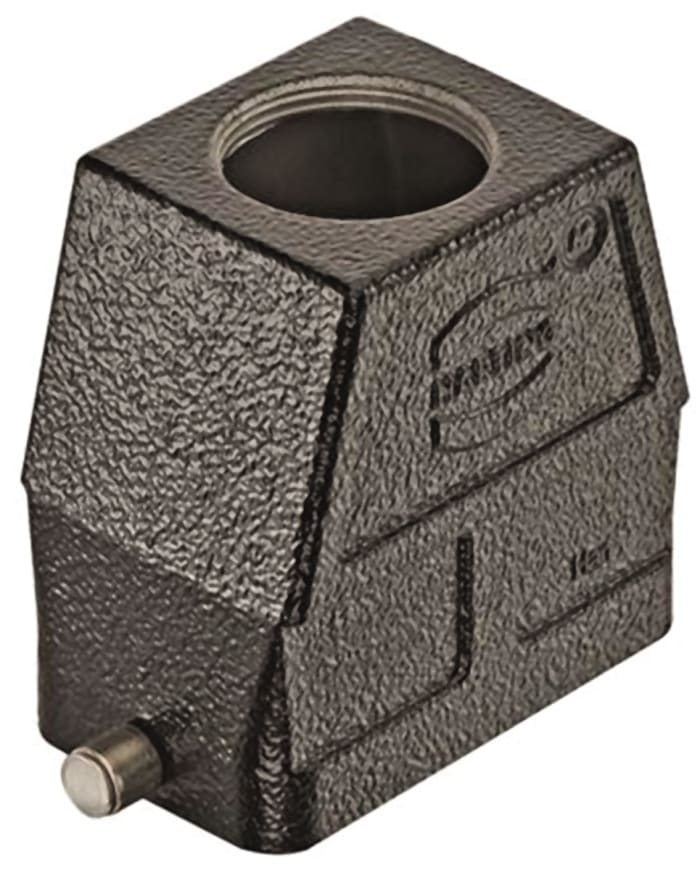 HARTING Han M Heavy Duty Power Connector Hood, M25 Thread, Top Entry