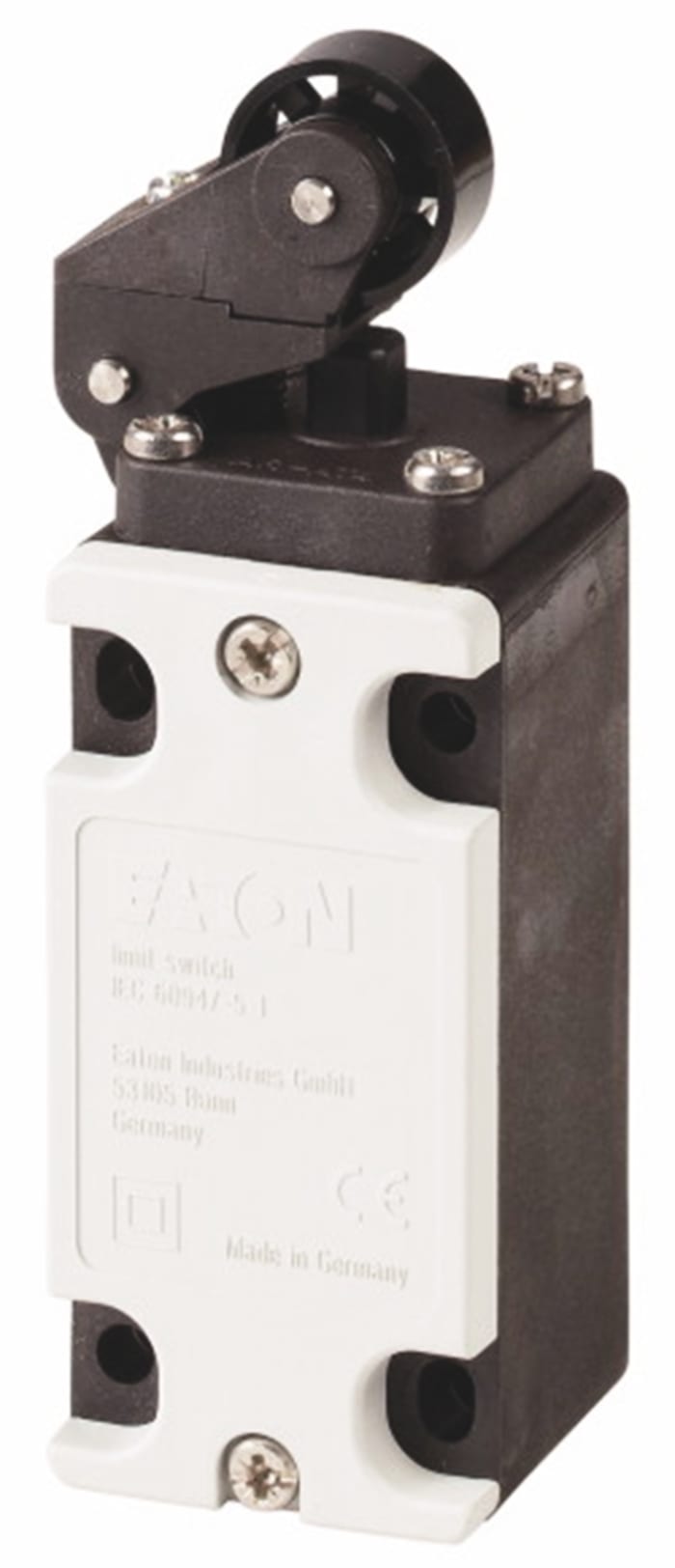 Eaton Roller Lever Limit Switch, NO/NC, IP65, Plastic Housing, 415V ac Max, 10A Max