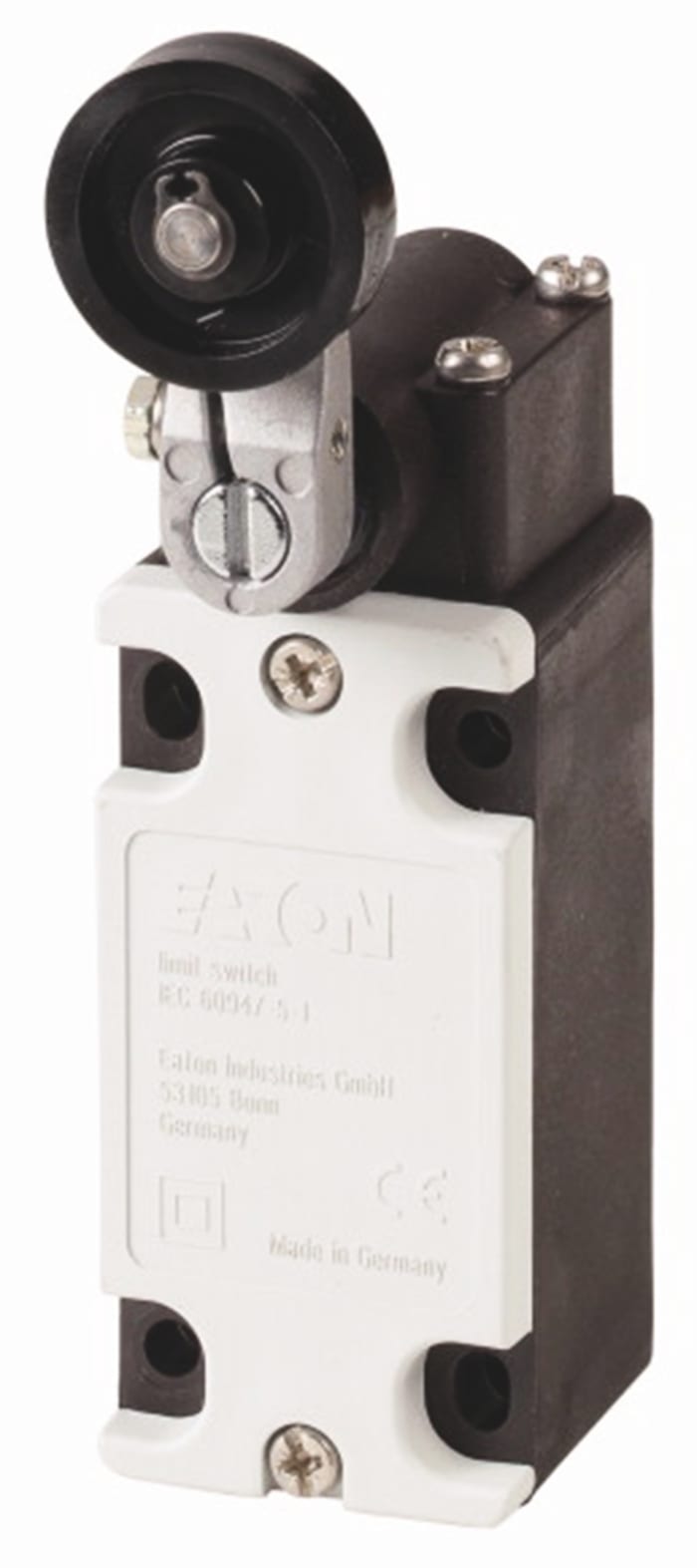 Eaton Roller Lever Limit Switch, NO/NC, IP65, Plastic Housing, 415V ac Max, 10A Max