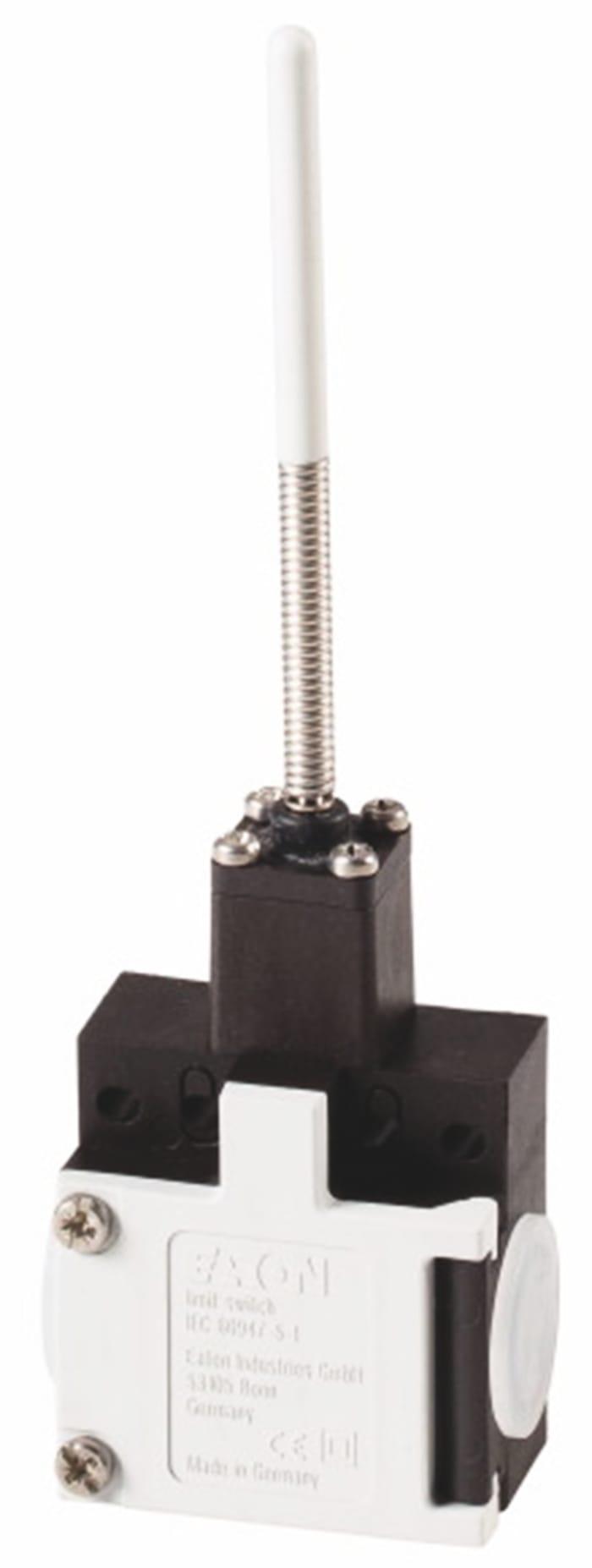 Eaton AT0 Series Coil Spring Limit Switch, NO/NC, IP65, Plastic Housing, 415V ac Max, 10A Max