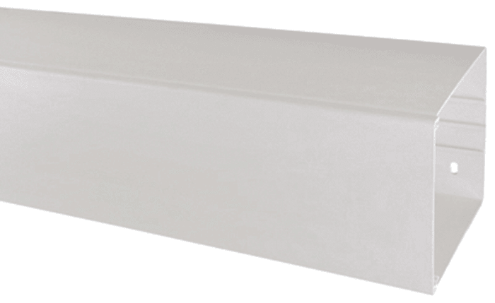 Goulotte RS PRO, Longueur 3m, Largeur 75 mm, Profondeur 75mm, en PVCU Blanc