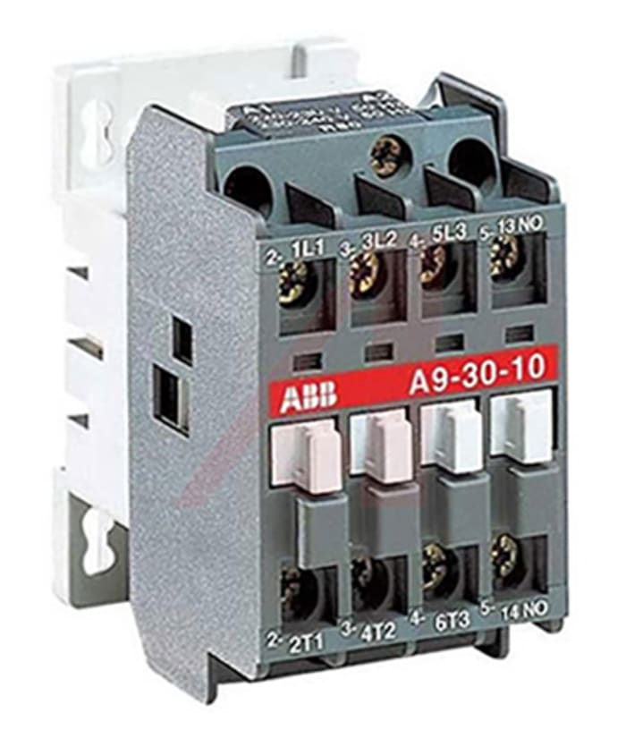 ABB A Line Series Contactor, 230 V ac Coil, 4-Pole, 21 A, 2NO + 2NC, 240 V dc, 550 → 600 V ac