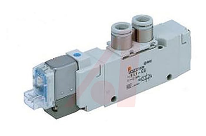 Electroválvula neumática SMC, Serie VQZ1000, Función 4/2, Solenoide, Montaje en base, 196Nl/min
