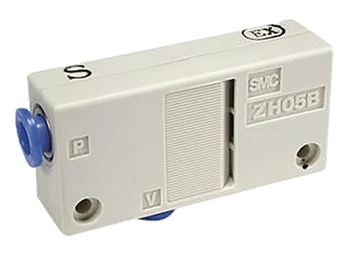SMC Vacuum Ejector, 1mm nozzle , -88kPa 24L/min, ZH series