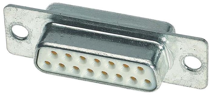 HARTING D-Sub Filter 15 Way Straight Panel Mount D-Sub Connector Female