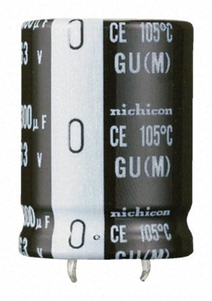 Nichicon 330μF Electrolytic Aluminium Electrolytic Capacitor 450V dc, Through Hole - LGU2W331MELB