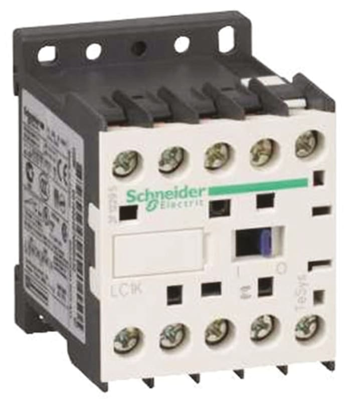 Schneider Electric TeSys K LC1K Contactor, 115 V ac Coil, 3-Pole, 20 A, 4 kW, 3NO, 690 V ac