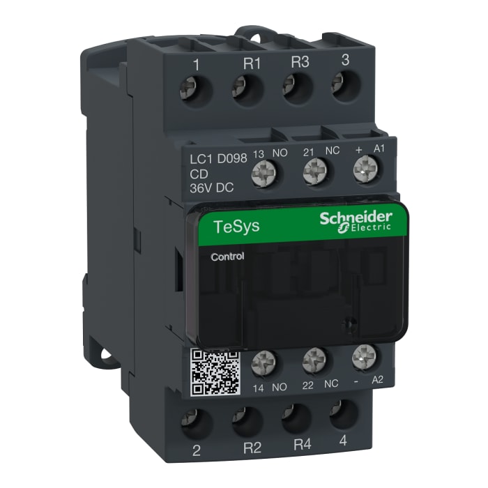 Schneider Electric TeSys D LC1D Contactor, 48 V ac Coil, 4-Pole, 20 A, 2NO + 2NC, 690 V ac