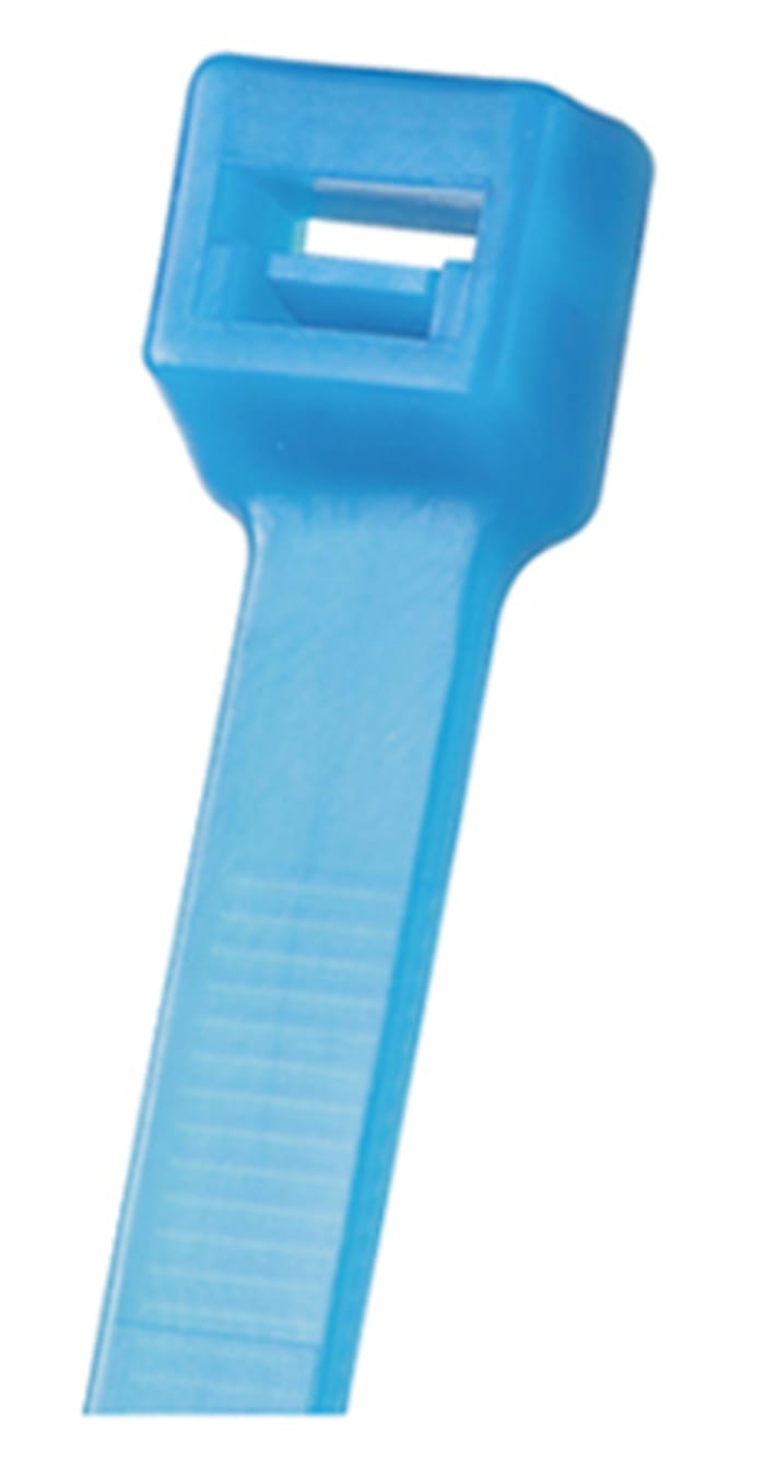 Panduit Cable Tie, Locking Cable Tie, 371mm x 7.6 mm, Blue Tefzel, Pk-50