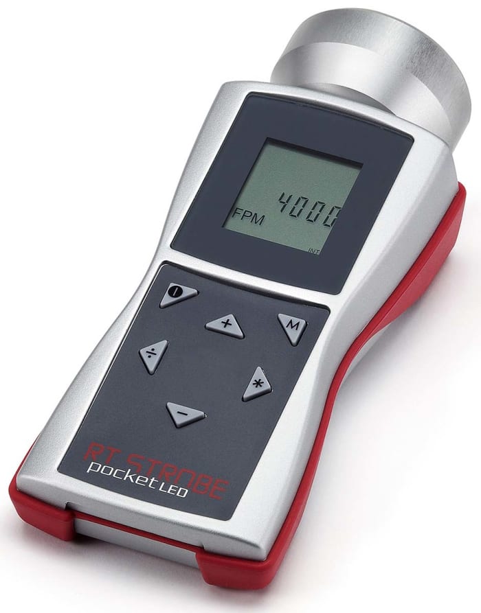 RS PRO RS PRO Handheld Stroboscope, 300000rpm Max, ±0.02 Accuracy