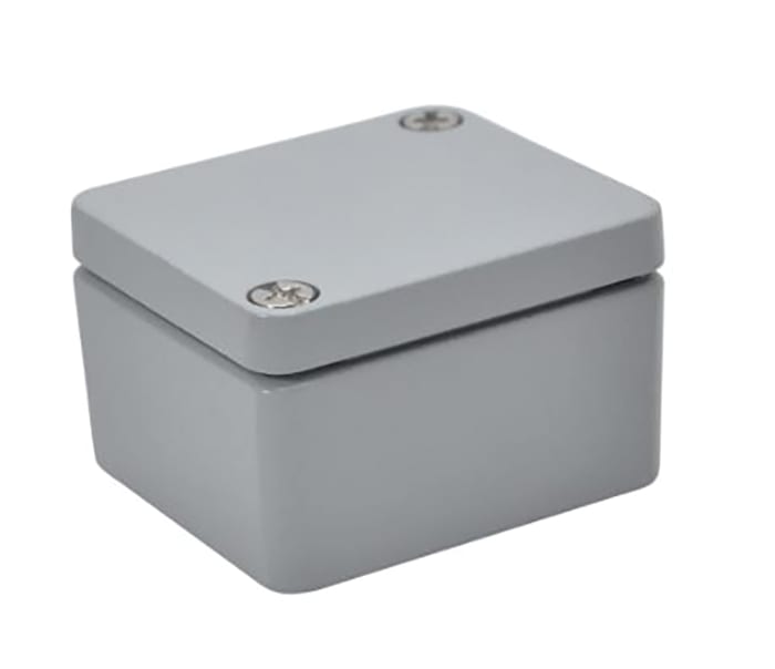 Caja RS PRO de Aluminio Presofundido Plateado, 50 x 45 x 30mm, IP66