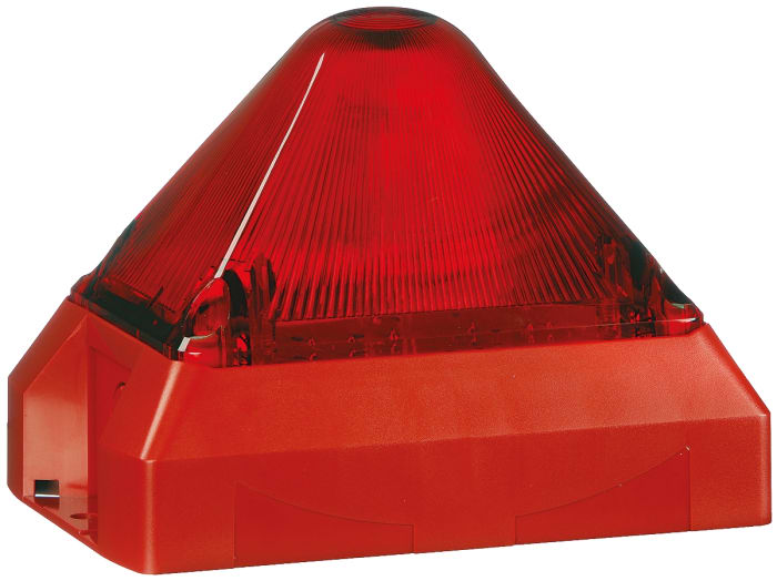 Pfannenberg PY X-M-10 Series Red Flashing Beacon, Xenon Bulb Panel, IP66