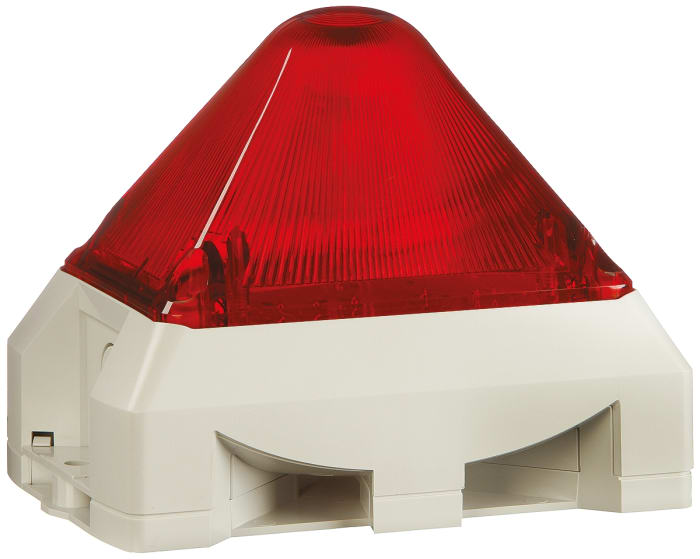 Pfannenberg PY X-MA-05 Series Red Sounder Beacon, 230 V ac, Base Mount, 100dB at 1 Metre