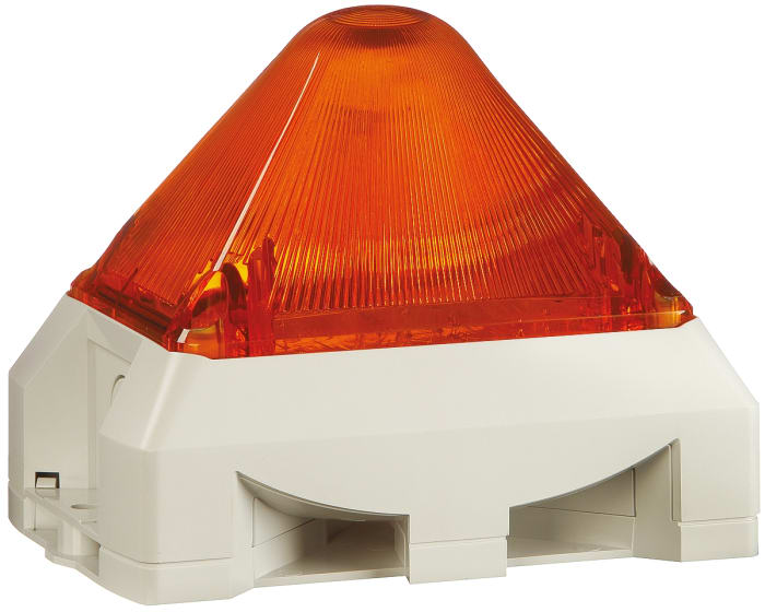 Pfannenberg PY X-MA-05 Series Amber Sounder Beacon, 230 V ac, Base Mount, 100dB at 1 Metre