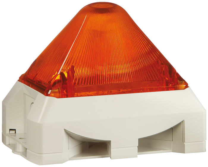 Pfannenberg PY X-MA-05 Series Amber Sounder Beacon, 24 V ac/dc, Base Mount, 100dB at 1 Metre