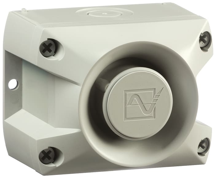 Avertisseur sonore Gris Pfannenberg série PA 1, 230 V c.a., 100dB IP66