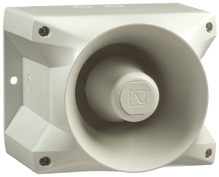 Pfannenberg PA 20 Series Panel Mount Electronic Sounder, 24 V dc, IP66, DC, 80-Tone