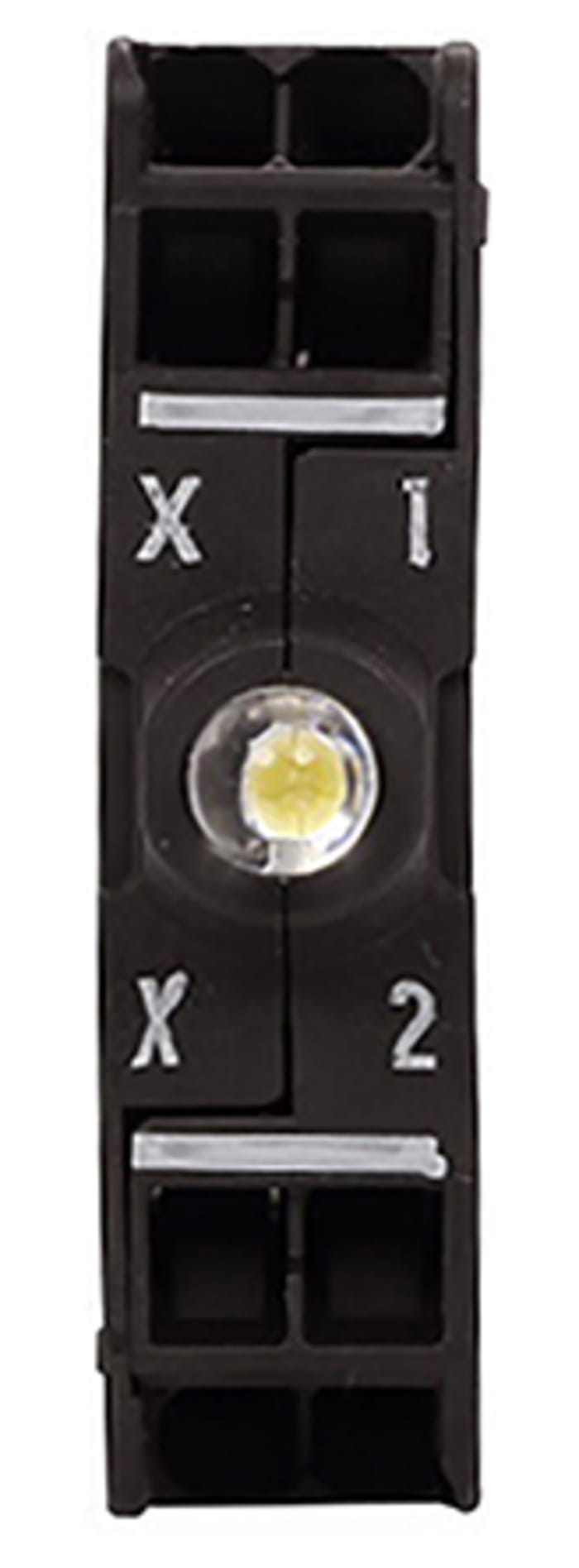 Bloque de contacto de botón pulsador Eaton 216570 M22-CLED-R, LED, 12 → 30V ac/dc, terminal Roscado