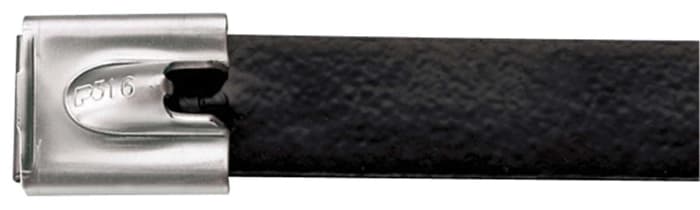 Panduit Cable Tie, Locking Cable Tie, 594mm x 15.9 mm, Black Stainless Steel, Pk-50