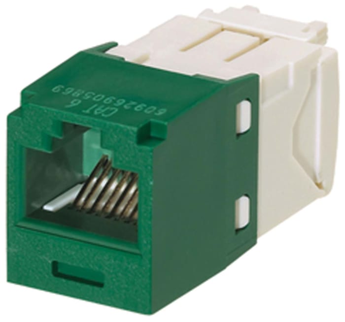 Panduit CJ Series Female RJ45 Connector, Cat6, UTP Shield Straight 8 -Way