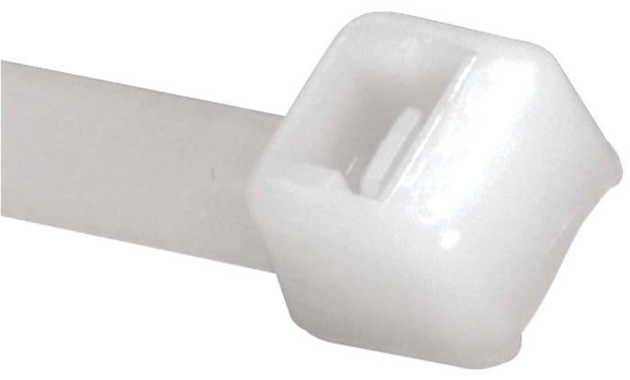 Panduit Cable Tie, Locking Cable Tie, 142mm x 3.6 mm, White Nylon, Pk-100