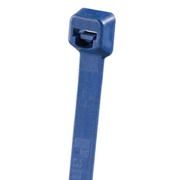 Panduit Cable Tie, Locking Cable Tie, 445mm x 4.8 mm, Blue Nylon, Pk-1000