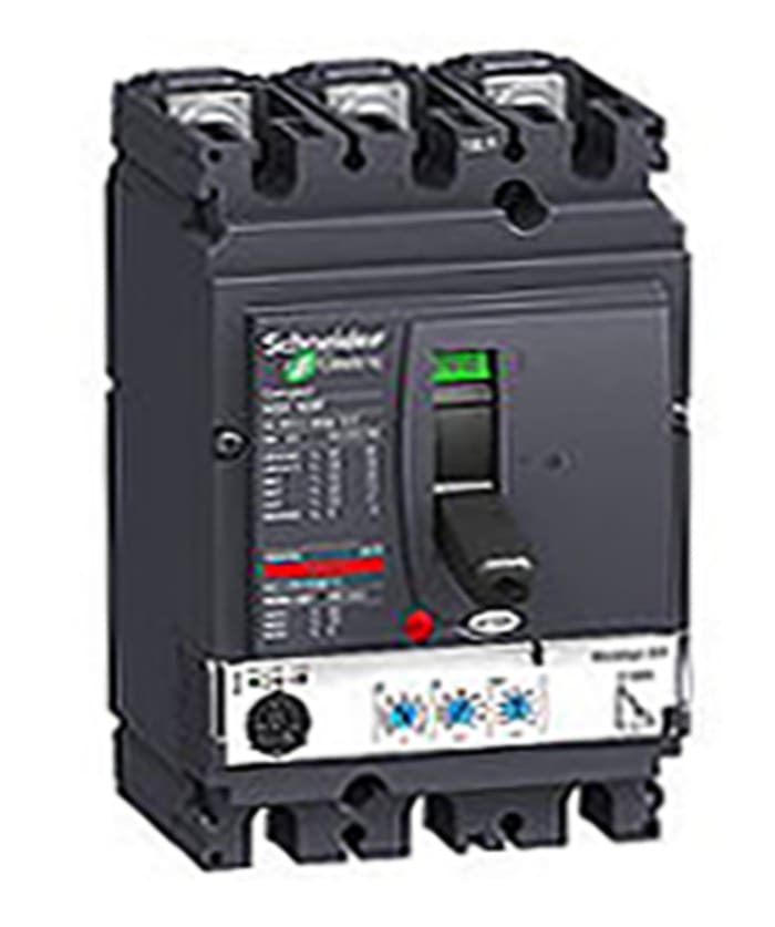 Schneider Electric, NSX Range MCCB 3P 100A, Breaking Capacity 100 kA, Fixed Mount