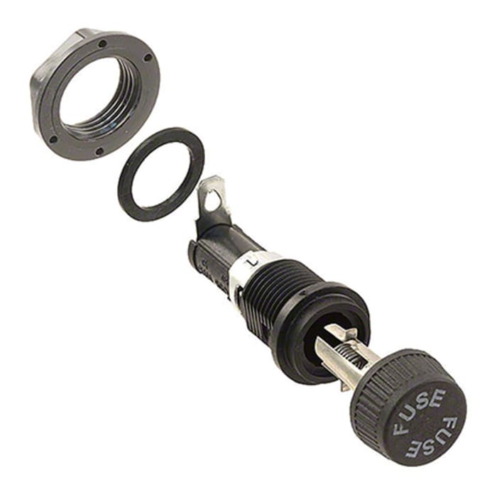 HTB24MR Eaton Eaton 16A Panel Mount Fuse Holder for 5 x 20mm Fuse