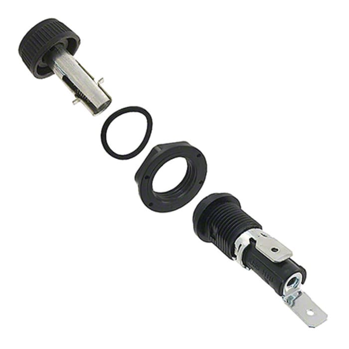 Eaton 16A Panel Mount Fuse Holder for 5 x 20mm Fuse, 1P, 250V ac