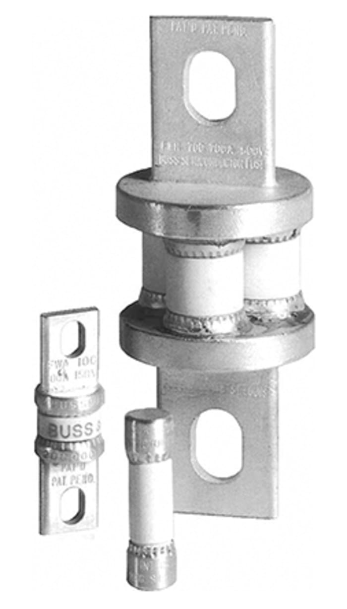 Porte-fusible monté sur panneau Eaton Bussmann Series FBP taille 27 x 54mm 50A 700V c.a. / V c.c.