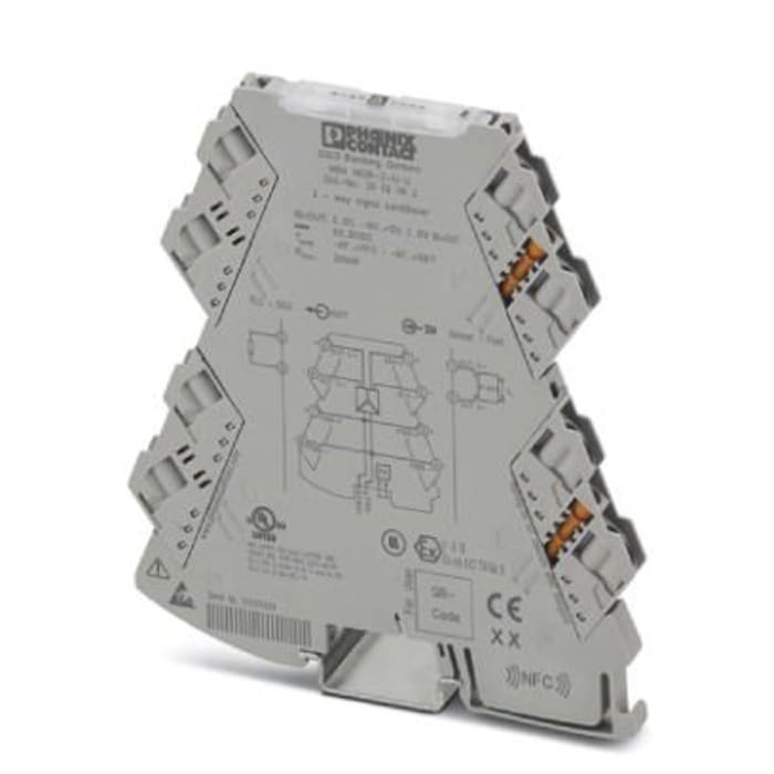 Phoenix Contact MINI MCR Series Signal Conditioner, Voltage Input, Voltage Output, 9.6 → 30V dc Supply