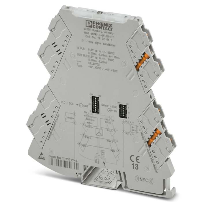Phoenix Contact MINI MCR Series Signal Conditioner, Current, Voltage Input, Current, Voltage Output, 9.6 → 30V