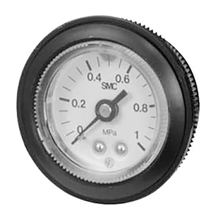 G461001 SMC SMC Back Side Pressure Gauge 1MPa, G461001 8499994 RS Components