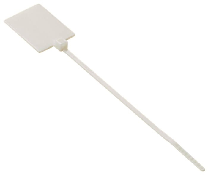 Panduit Tie Cable Marker, Natural, 1.5 → 22.1mm Cable, PLF1MA-M
