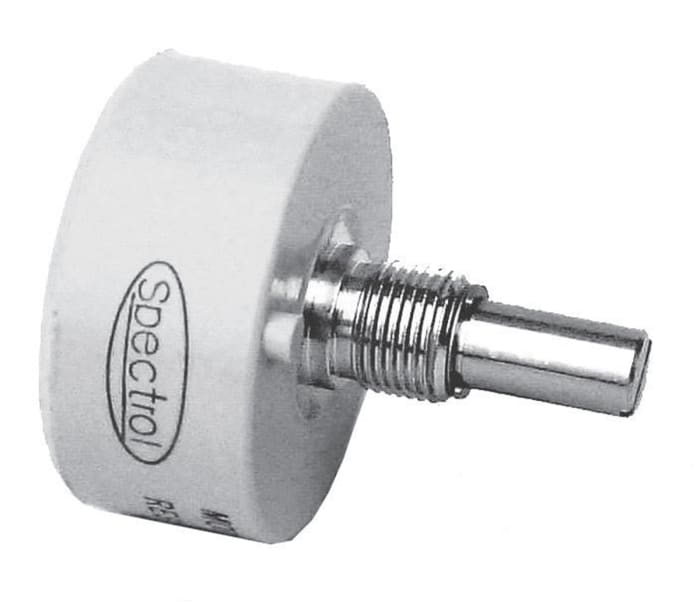 Vishay 132 2kΩ Rotary Potentiometer Continuous-Turns 1-Gang Bushing Mount, 132-0-0-202
