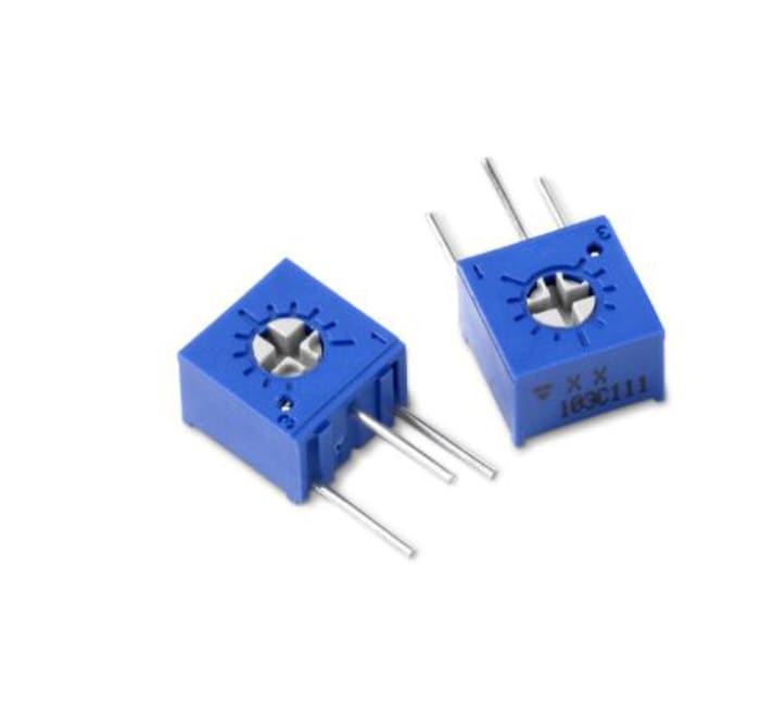 T73XX103KT20 Vishay 10kΩ, Through Hole Trimmer Potentiometer 0.5W Side Adjust Vishay, T73