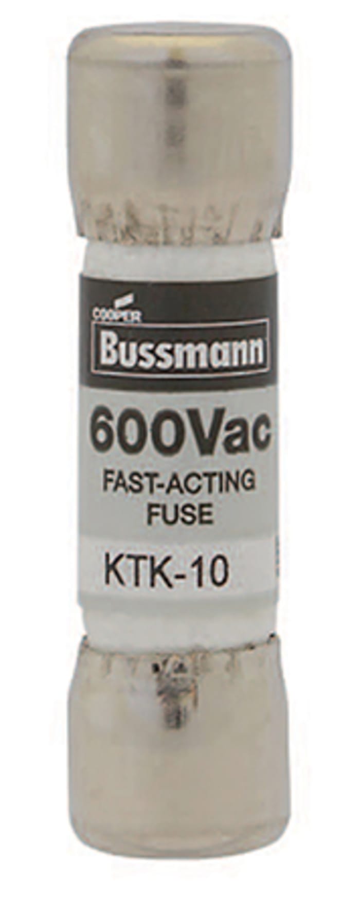 Eaton 8A F Melamine Cartridge Fuse, 10 x 38mm