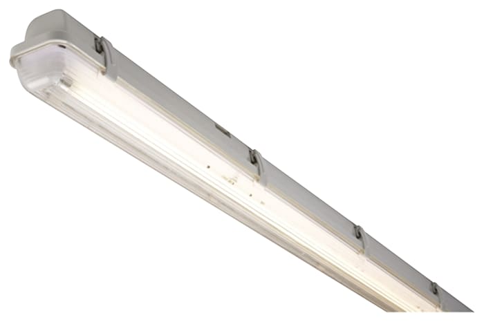 RS PRO 35 W Fluorescent Batten Light, 230 V Linear, 1 Lamp, 1.51 m Long, IP65