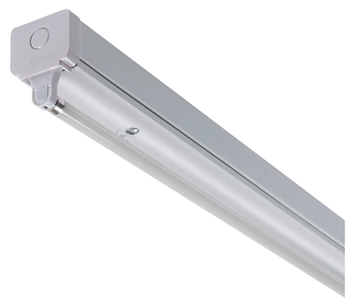RS PRO 14 W Fluorescent Batten Light, 230 V Linear, 1 Lamp, 575 mm Long, IP20