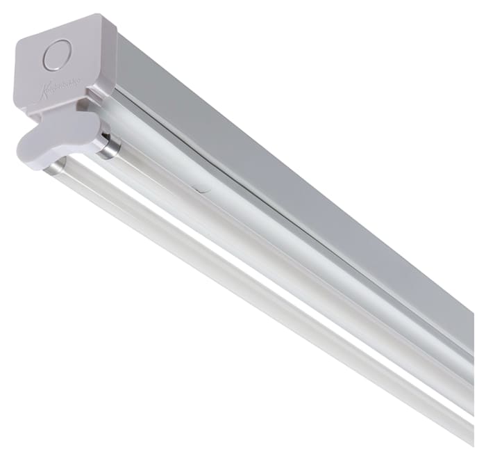 RS PRO RS PRO 2 x 28W Fluorescent Emergency Lighting 230 V ac Tubular Twin Batten 2 Lamp 1.175m Long IP20 851 3030 RS Components