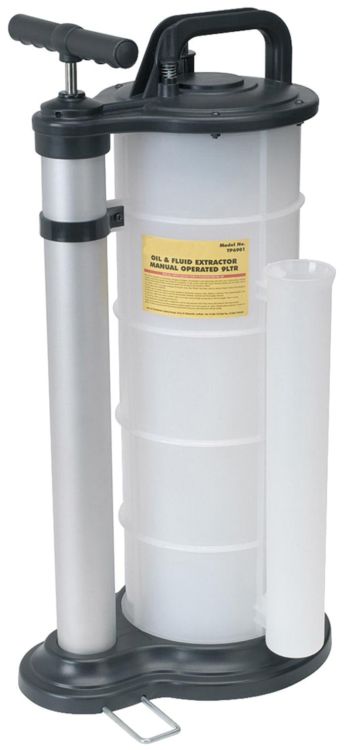 RS PRO RS PRO Plastic Oil Extractor Vacuum Pump 9L 851 7509
