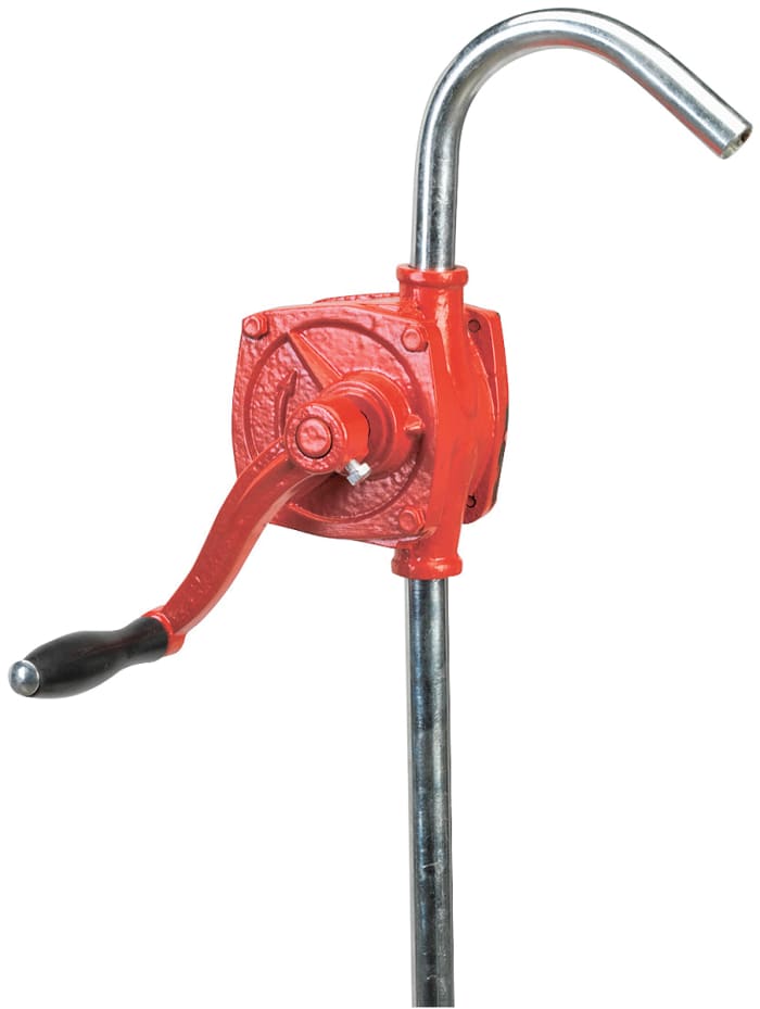 RS PRO Steel Rotary Oil Drum Pump 0.2L