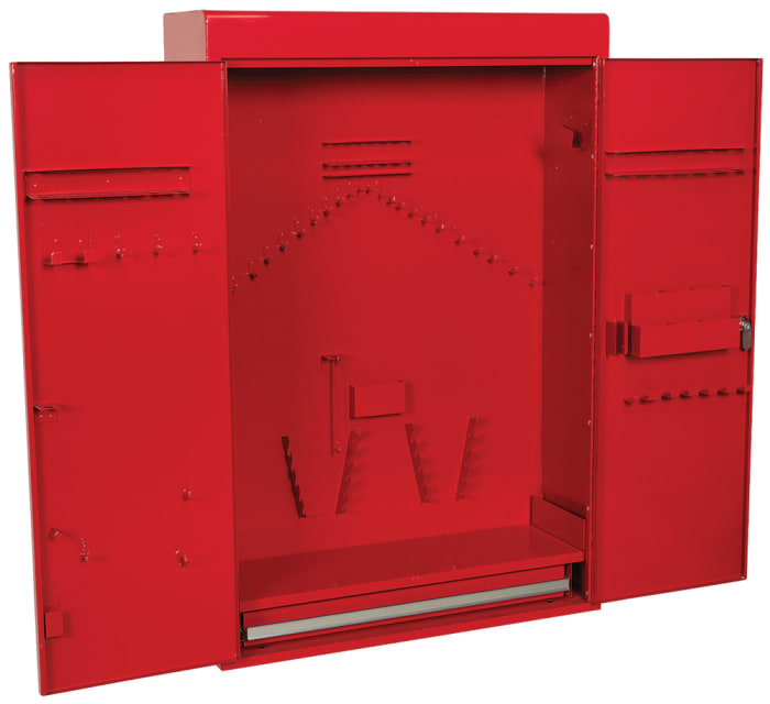 RS PRO RS PRO 1 drawer Heavy Gauge Steel Wall Mount Tool Cabinet