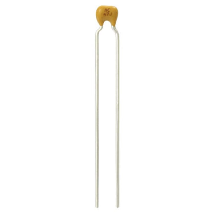 Vishay 100nF MLCC, 50V dc V, ±20% , Through Hole