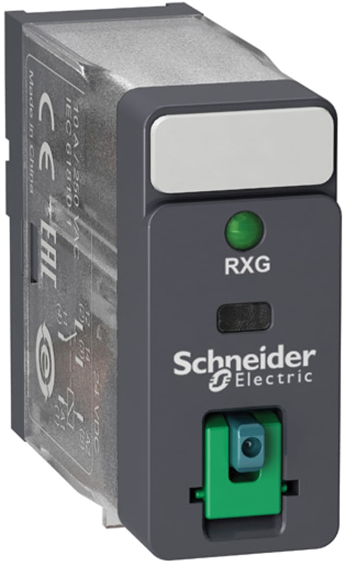 Schneider Electric Plug In Power Relay, 12V dc Coil, 10A Switching Current, SPDT