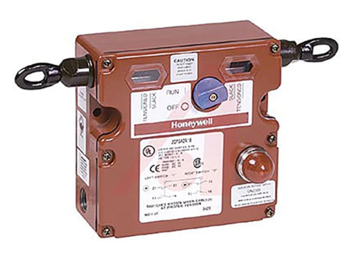 Honeywell 2CPS Rope Pull Switch, 76m, NO/NC, Dual Direction
