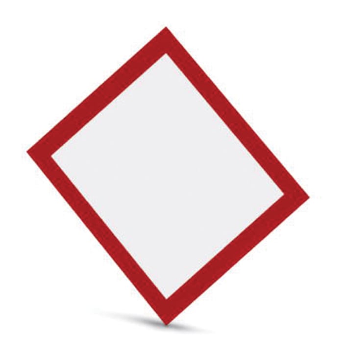 Phoenix Contact Panel Marker, 25 mm Length, 25 mm Height 1014290 White, Red