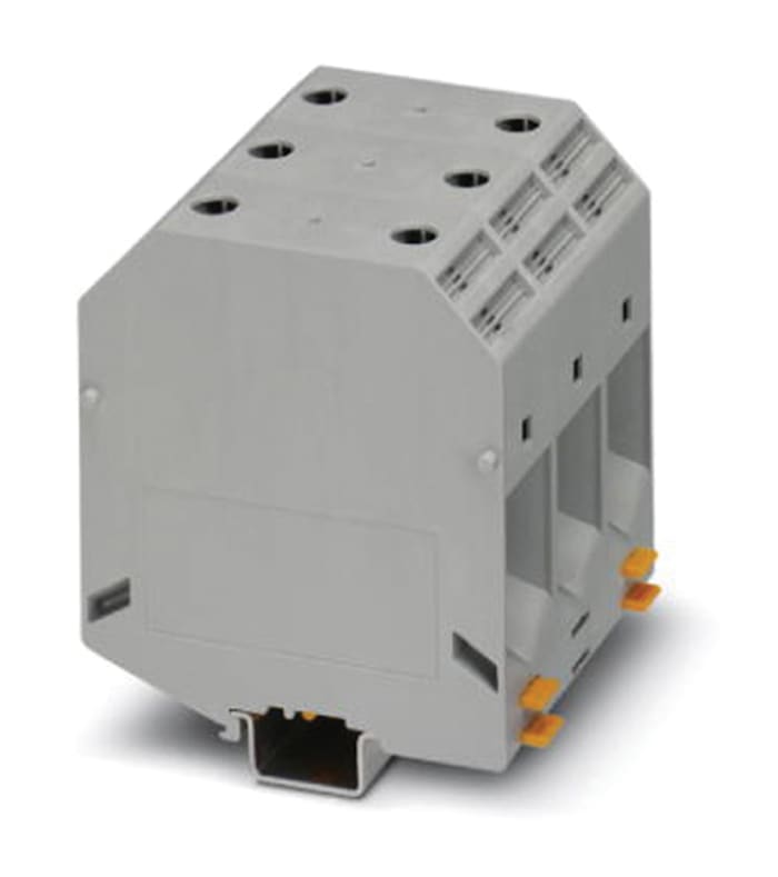 Phoenix Contact UKH 240-3L Series Grey High Current Connector, Single-Level, Screw Termination